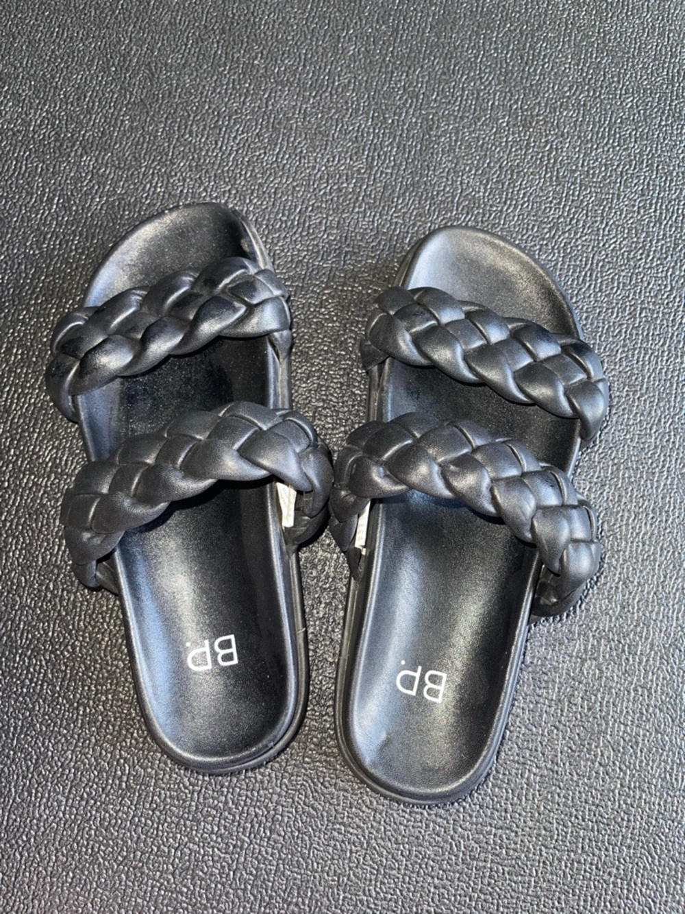 Bp braided black sandals